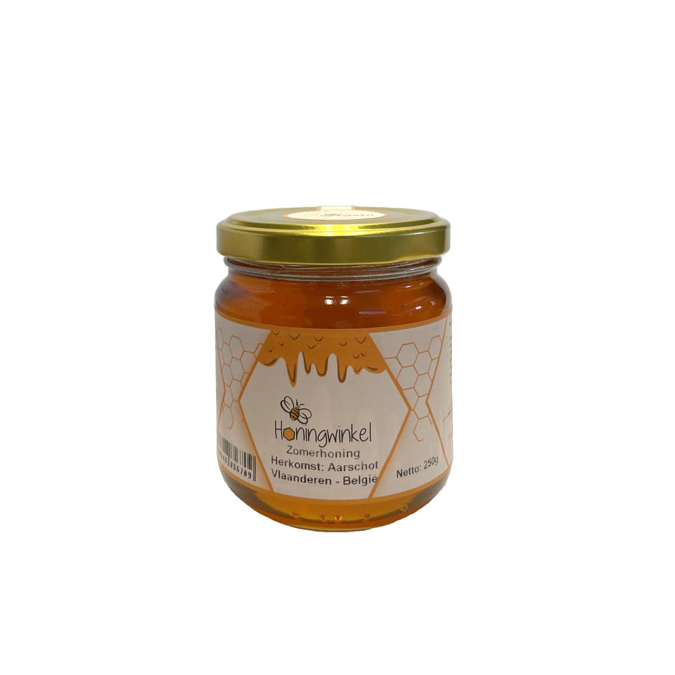 Zomerhoning 250g België Honingwinkel (vloeibaar) - 250g