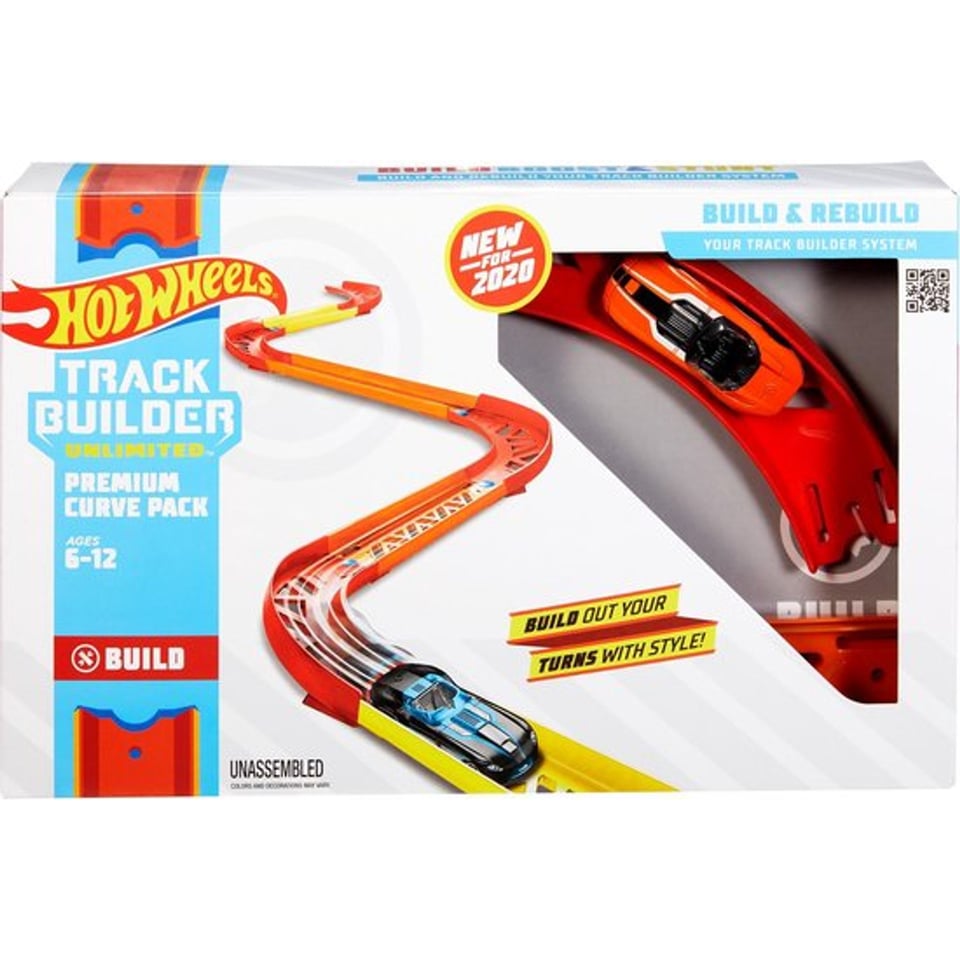 Hot Wheels Track Builder Premium Bochtenset