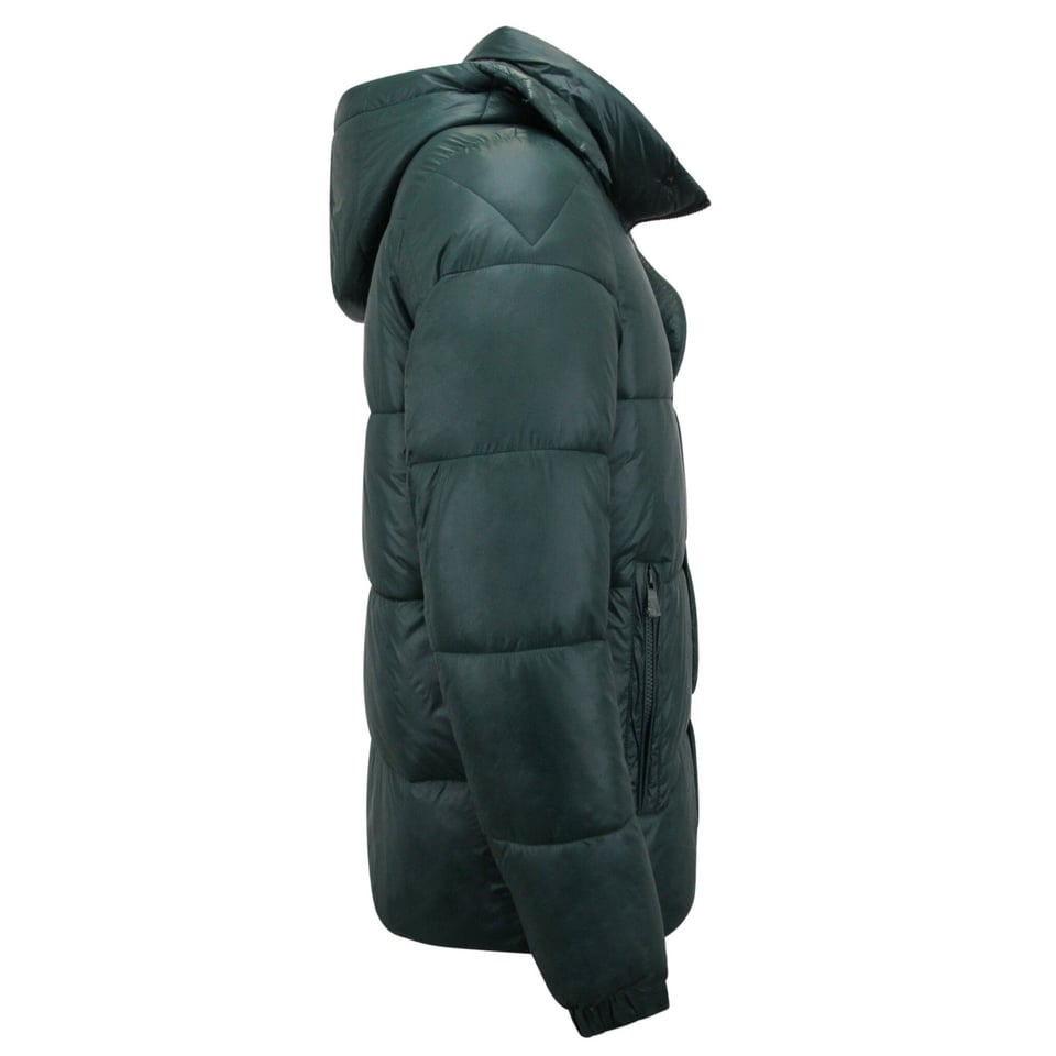 Pufferjas - Jassen Heren Winter Capuchon - 8055 - Groen