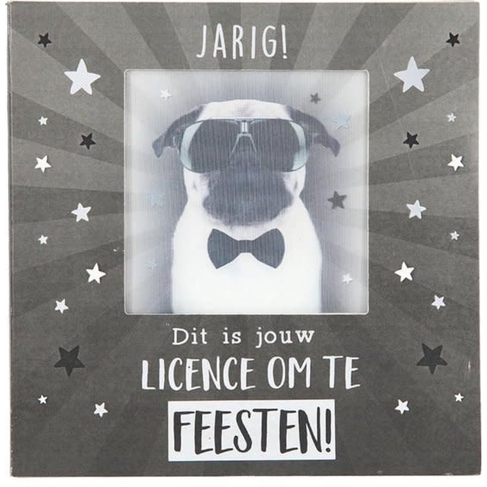 3D Kaart Met Muziek & Licht Jarig! License to Party Song: Theme From James Bond