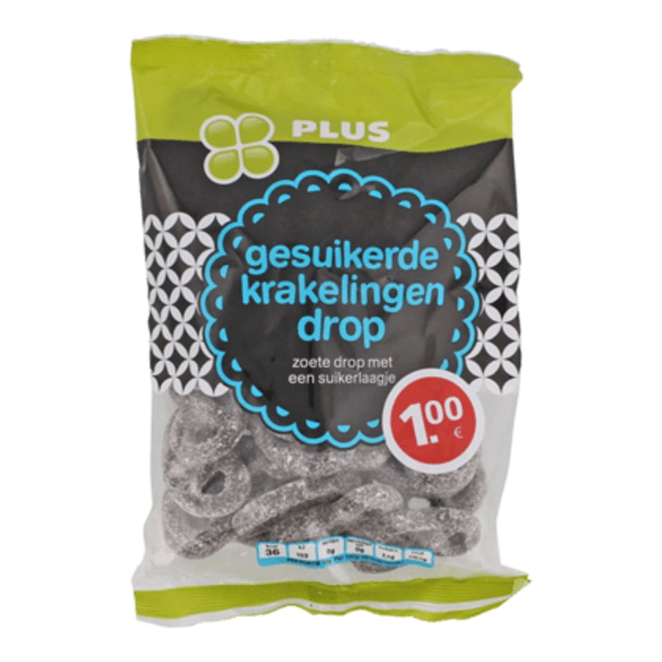 PLUS Gesuikerde Krakelingen Drop