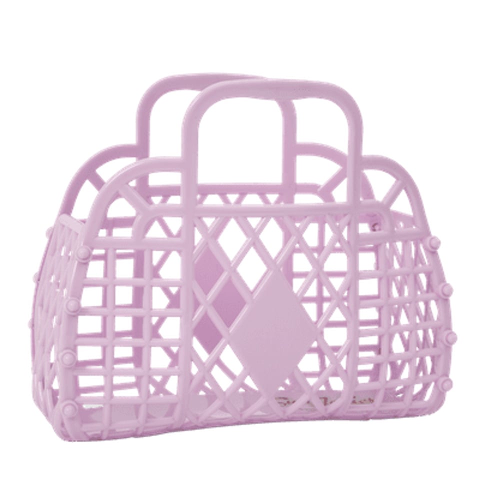 Sun Jellies Retro Basket Mini Lilac