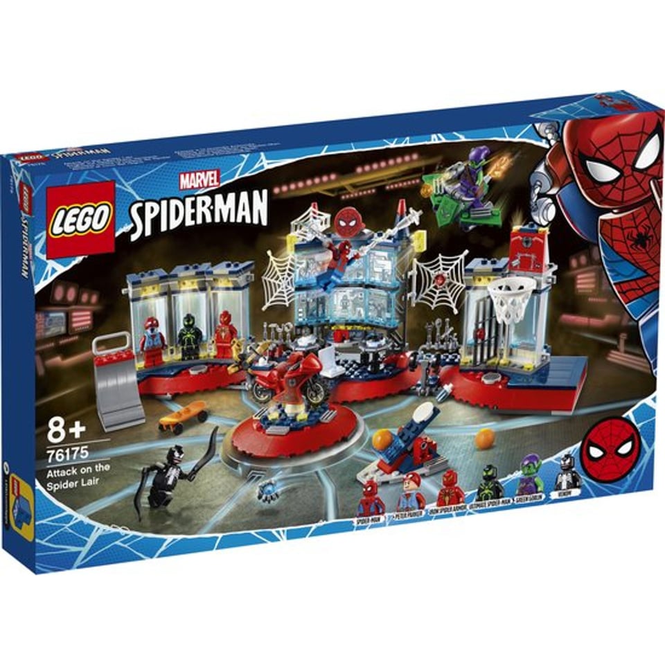 Lego Marvel Spider-Man 76175 Aanval Op De Spider Schuilplaat
