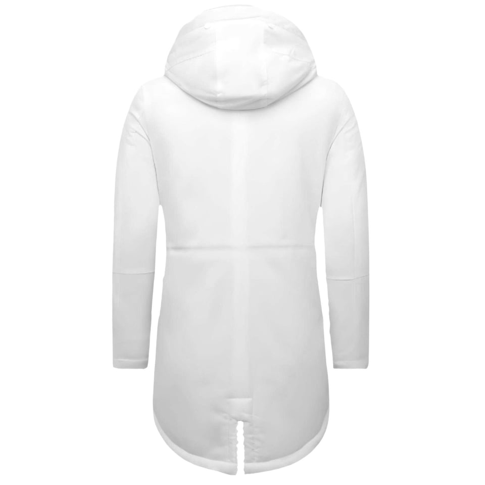 Witte Winterjas Heren Parka - 7105