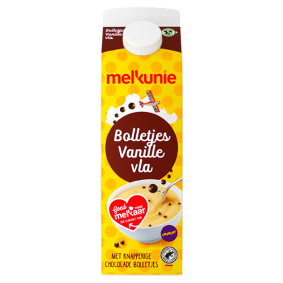 Melkunie Bolletjes Vanillevla Met Crunch