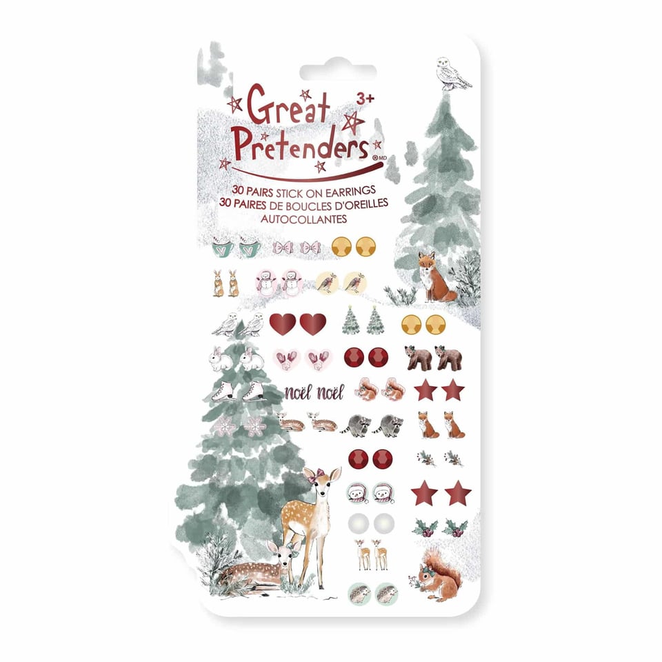 Great Pretenders Woodland Fawn Sticker Earrings (30 Pairs)