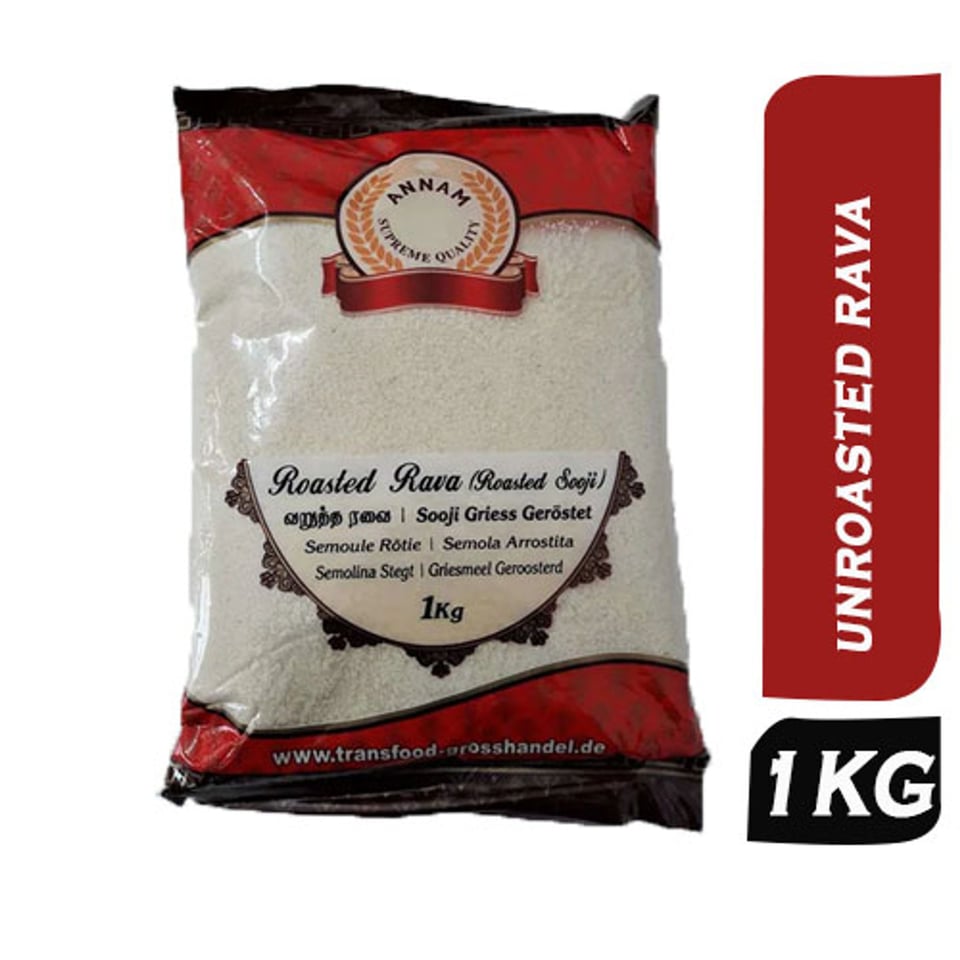 Annam Unroasted Rava (Suji) 1 KG