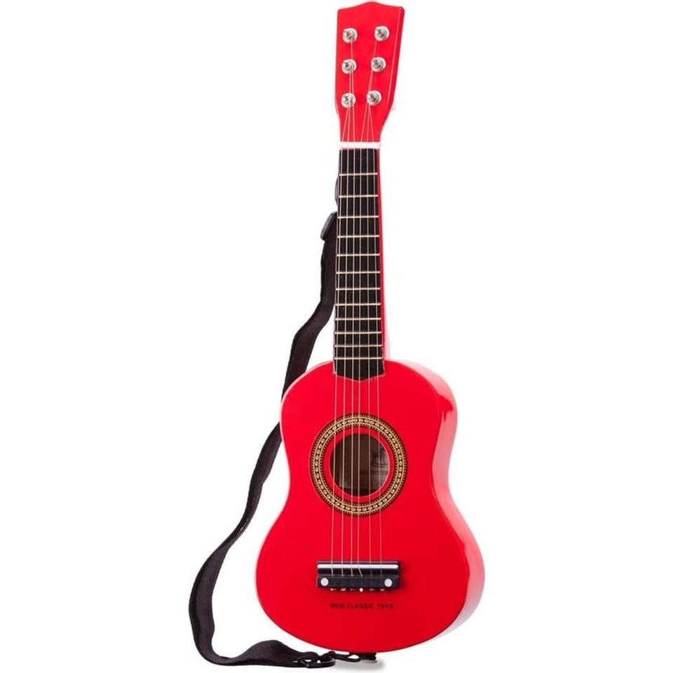 New Classic Toys Gitaar 59 Cm Rood 3+