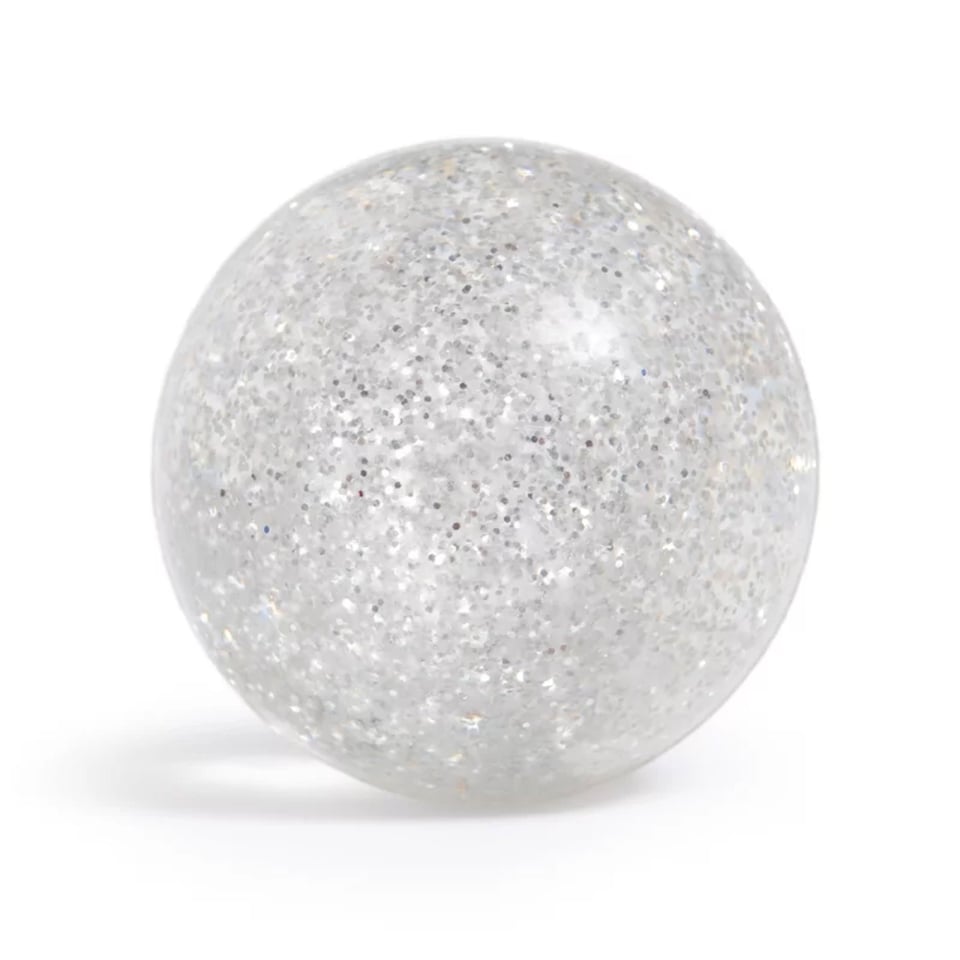 Glitter Mouse Bouncy Balls - Silver