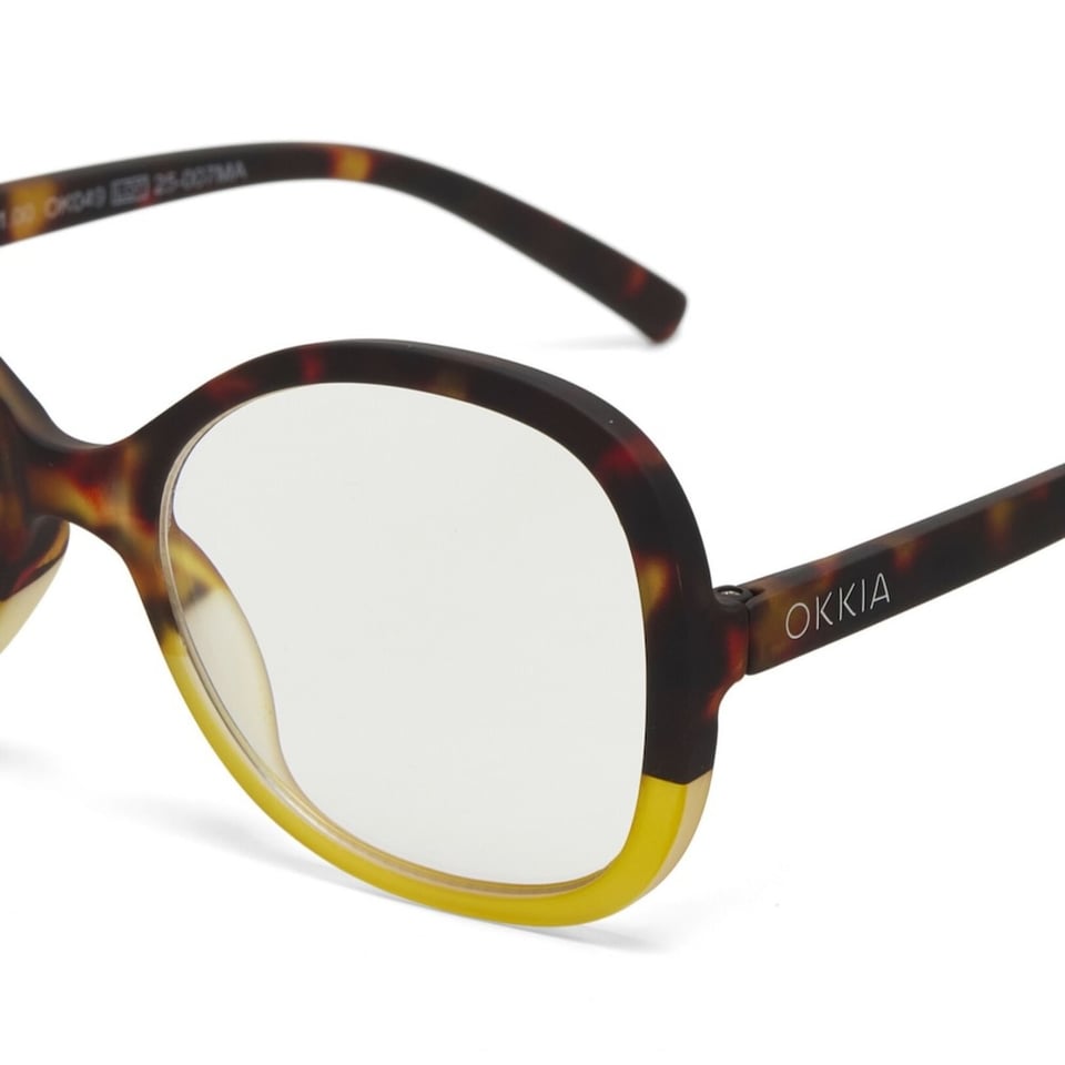 Leesbril VERONA Butterfly Havana Yellow OK049HY