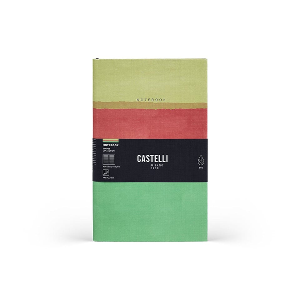 Notebook Castelli - Stripes Collection Eco