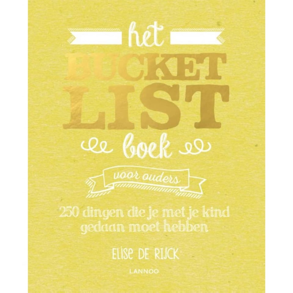 Het Bucketlist Boek Voor Ouders