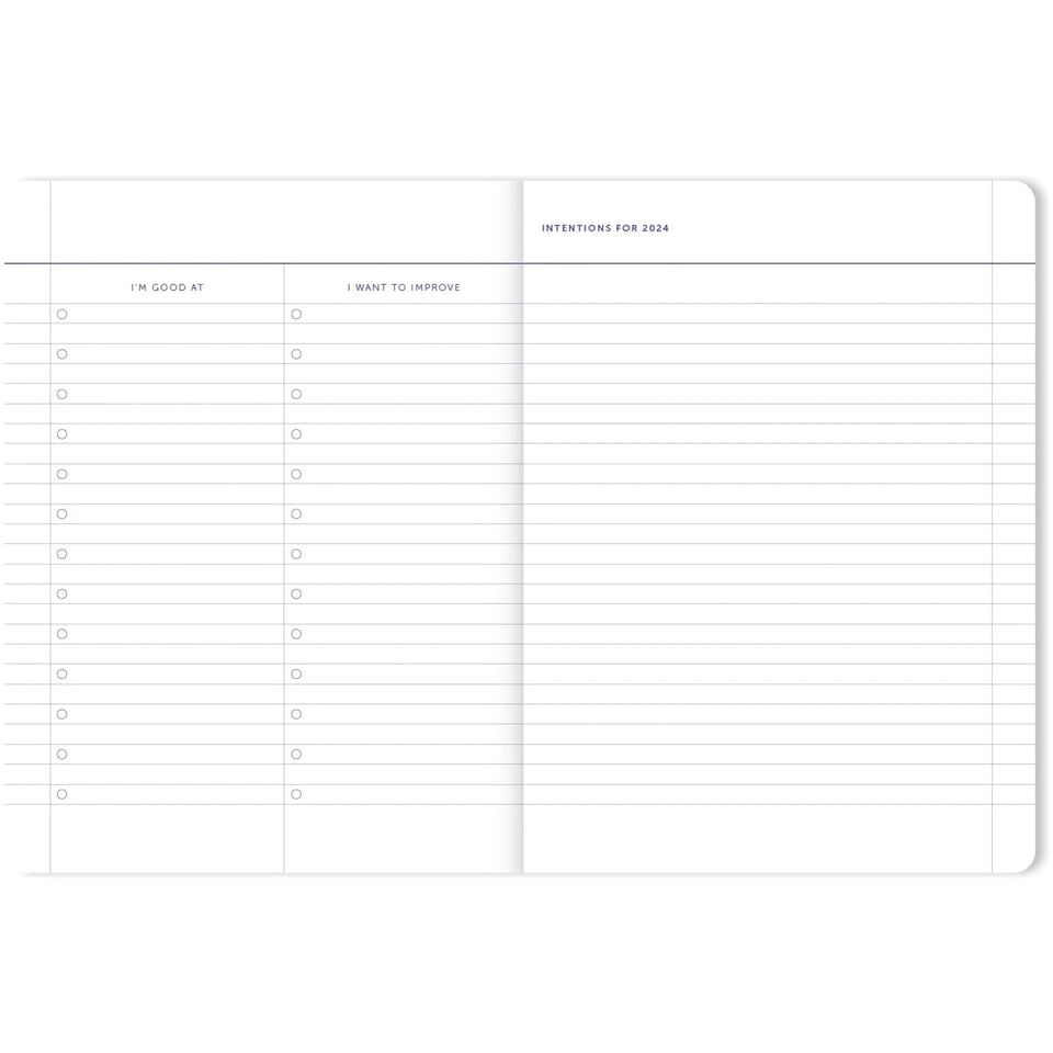 A-Journal 2024 Diary A5 Dark Blue