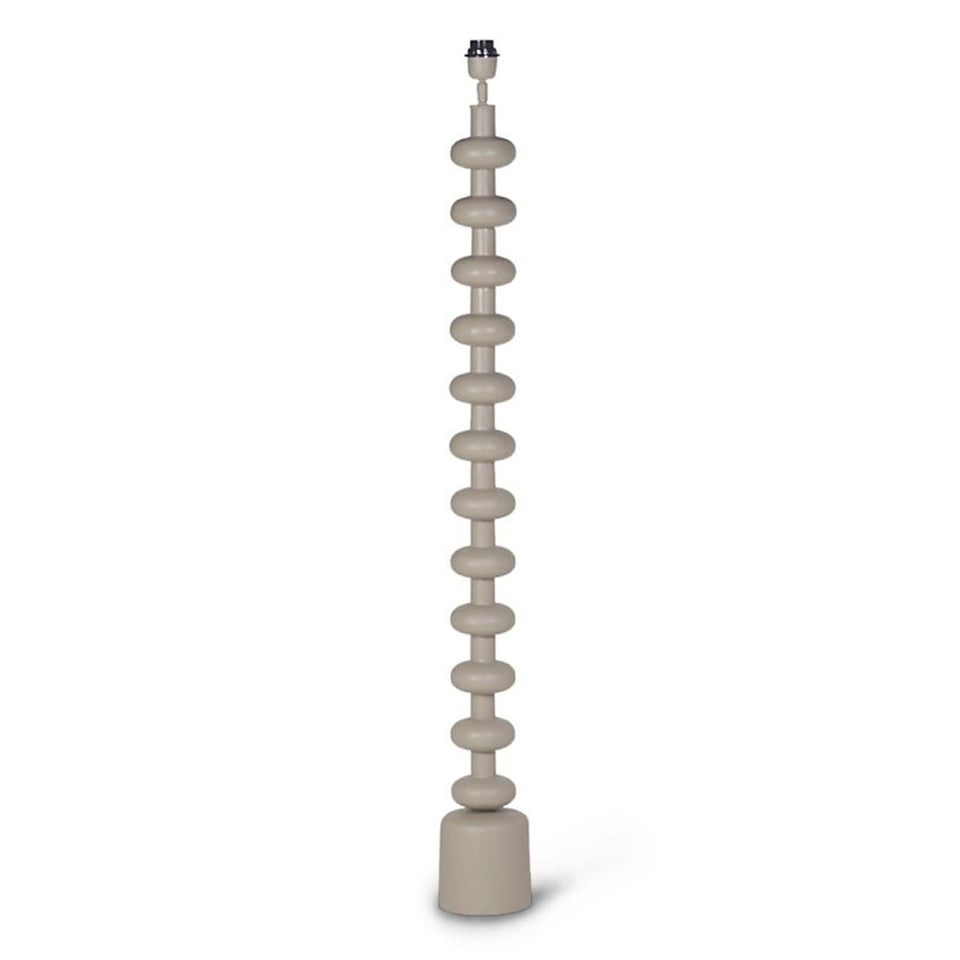 Vloerlamp Voet Disc Taupe Aluminium 15x137cm