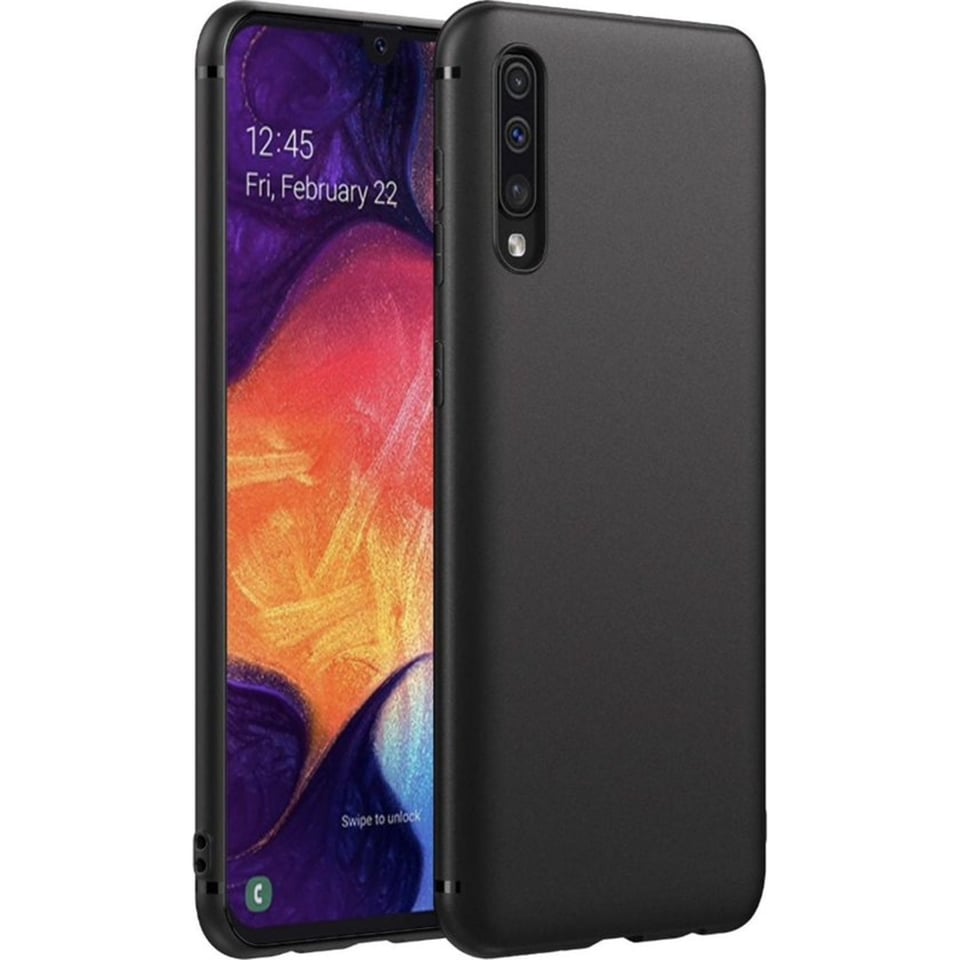 TPU Back Cover Samsung Galaxy A70 - Zwart