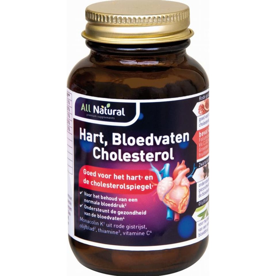 All Natural Hart Bloedvaten Cholesterol 90C