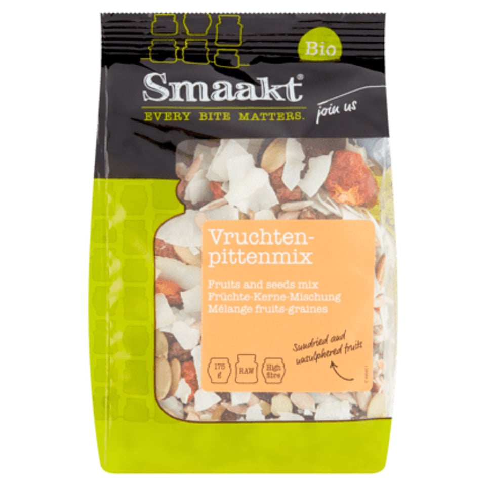 Smaakt Vruchten-Pittenmix Bio