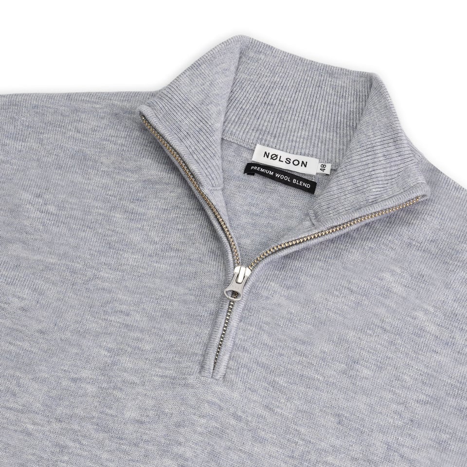 The Quarter-Zip Grey