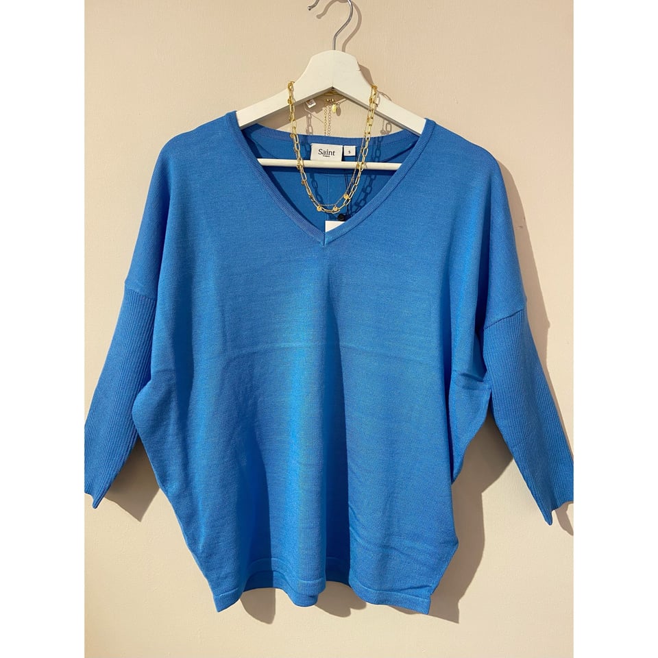 Mila Pullover - Musthave top Blue