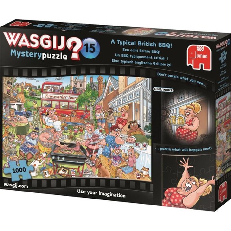 Wasgij Mystery Puzzel 15 Een Echte Britse Bbq 1000 Stukjes