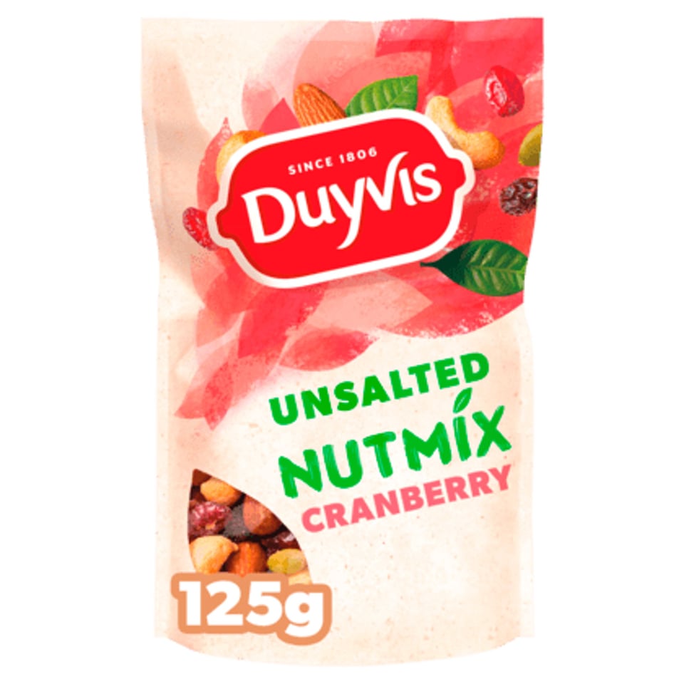 Duyvis Ongezouten Noten Mix Met Cranberry