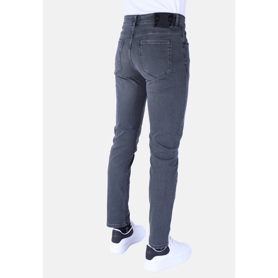 Heren Super Stretch Denim Regular Fit - DP55 - Grijs/Groen