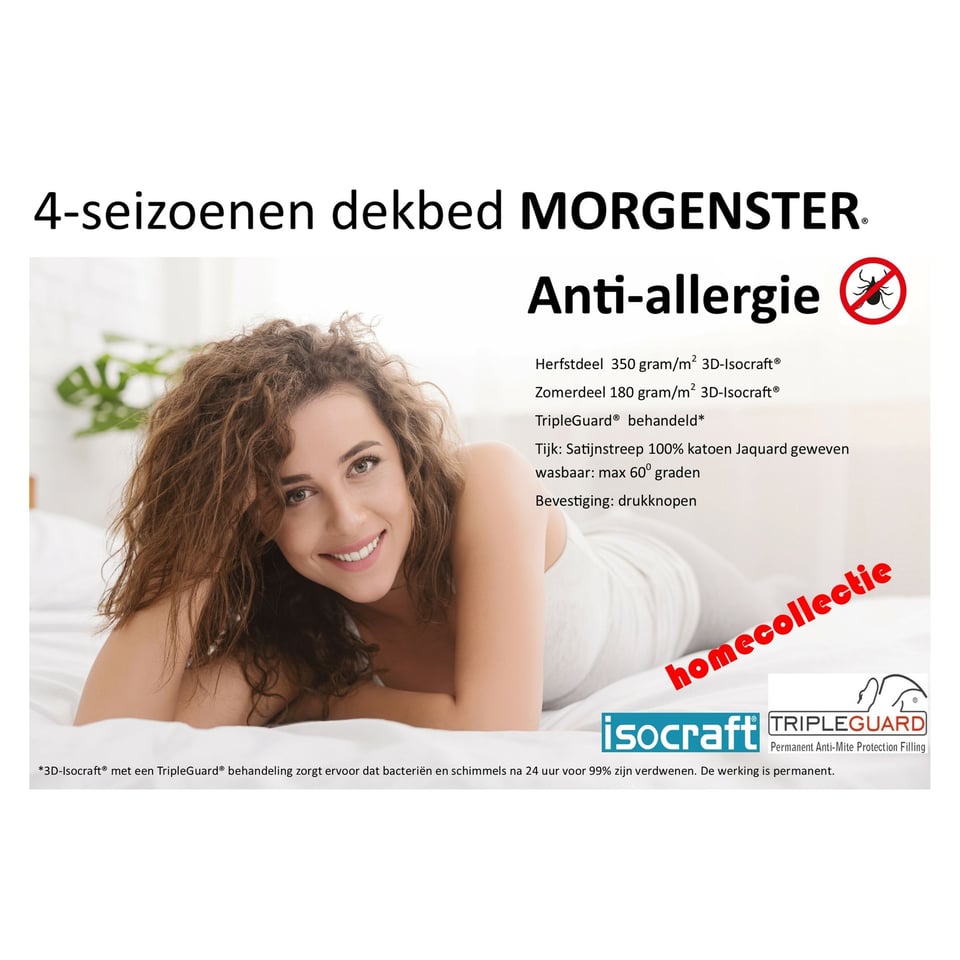 Morgenster Dekbed 4 Seizoenen Anti-Allergie Triplequard