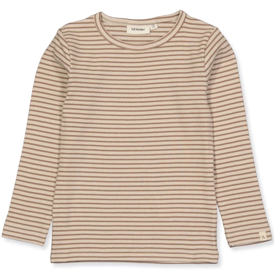 Lil Atelier Flake Slim Top Sheer Bliss