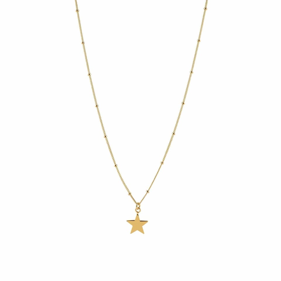 Silver Necklace with Star