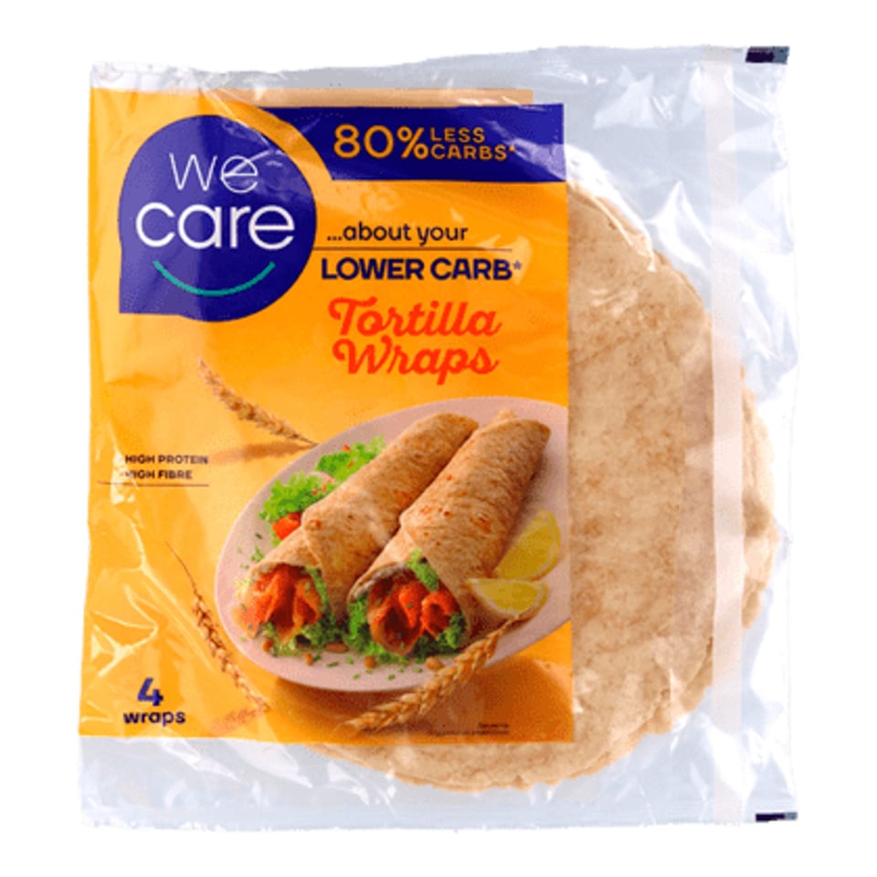 WeCare Tortilla Wraps Low Carb