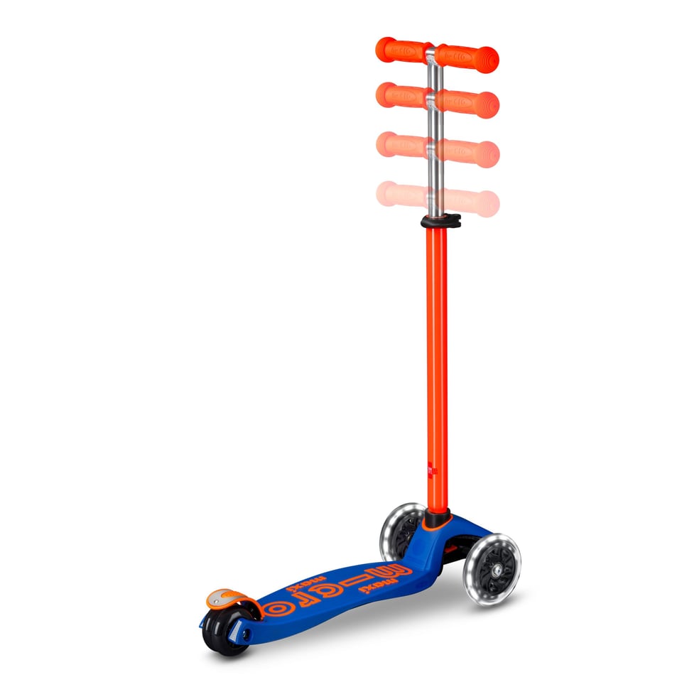 Maxi Micro Step Deluxe LED Blauw Oranje Neon