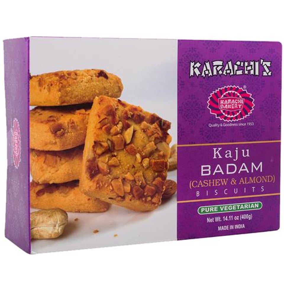 Karachi Bakery Vegan Kaju Badam Biscuits 400G