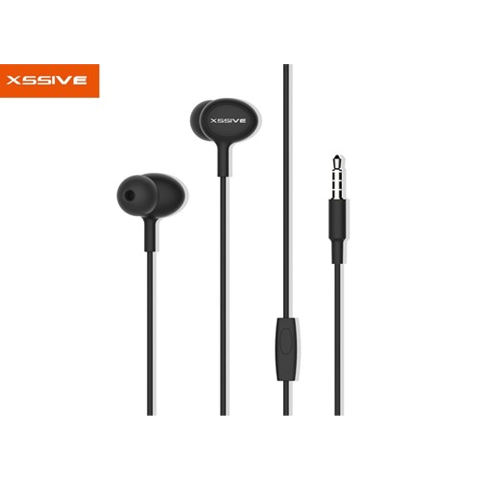 Xssive Stereo Earphones XSS-05 3.5mm - Zwart