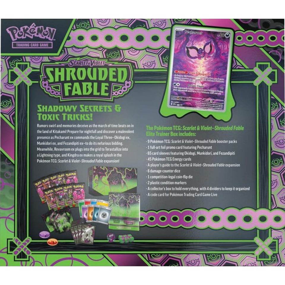 Pokémon Scarlet & Violet Shrouded Fable Elite Trainer Box