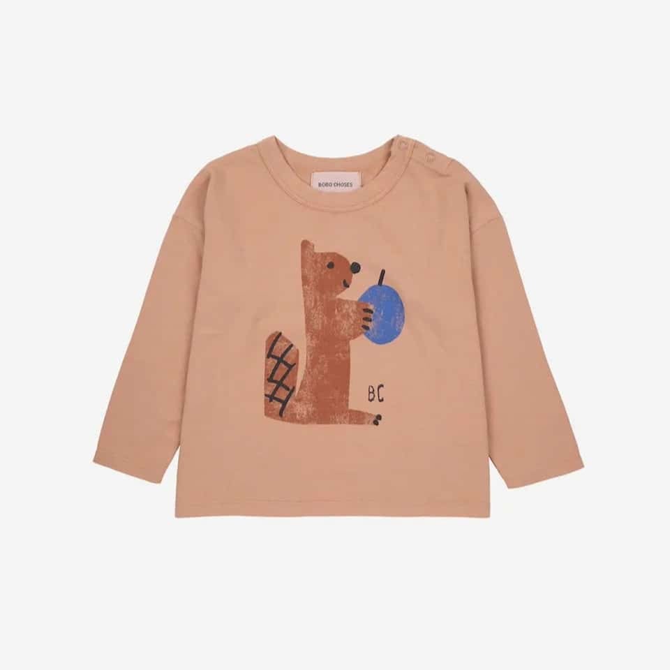 Bobo Choses Baby Hungry Squirrel T-Shirt