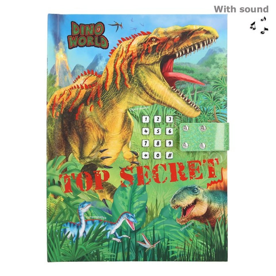 Dino World Dagboek Met Geluid Top Secret
