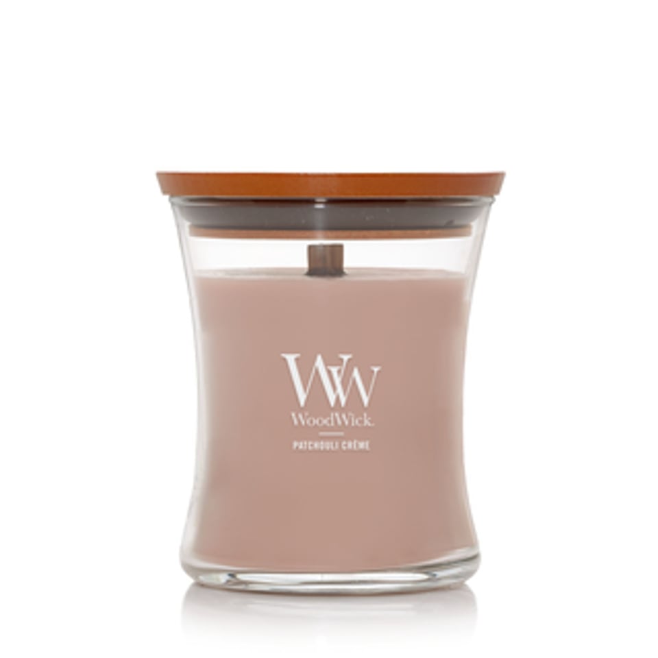Woodwick Patchouli Créme Kaars Medium
