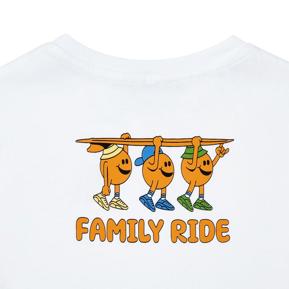 Hundred Pieces CAPITOL FAMILY RIDE T-Shirt OPTICAL WHITE