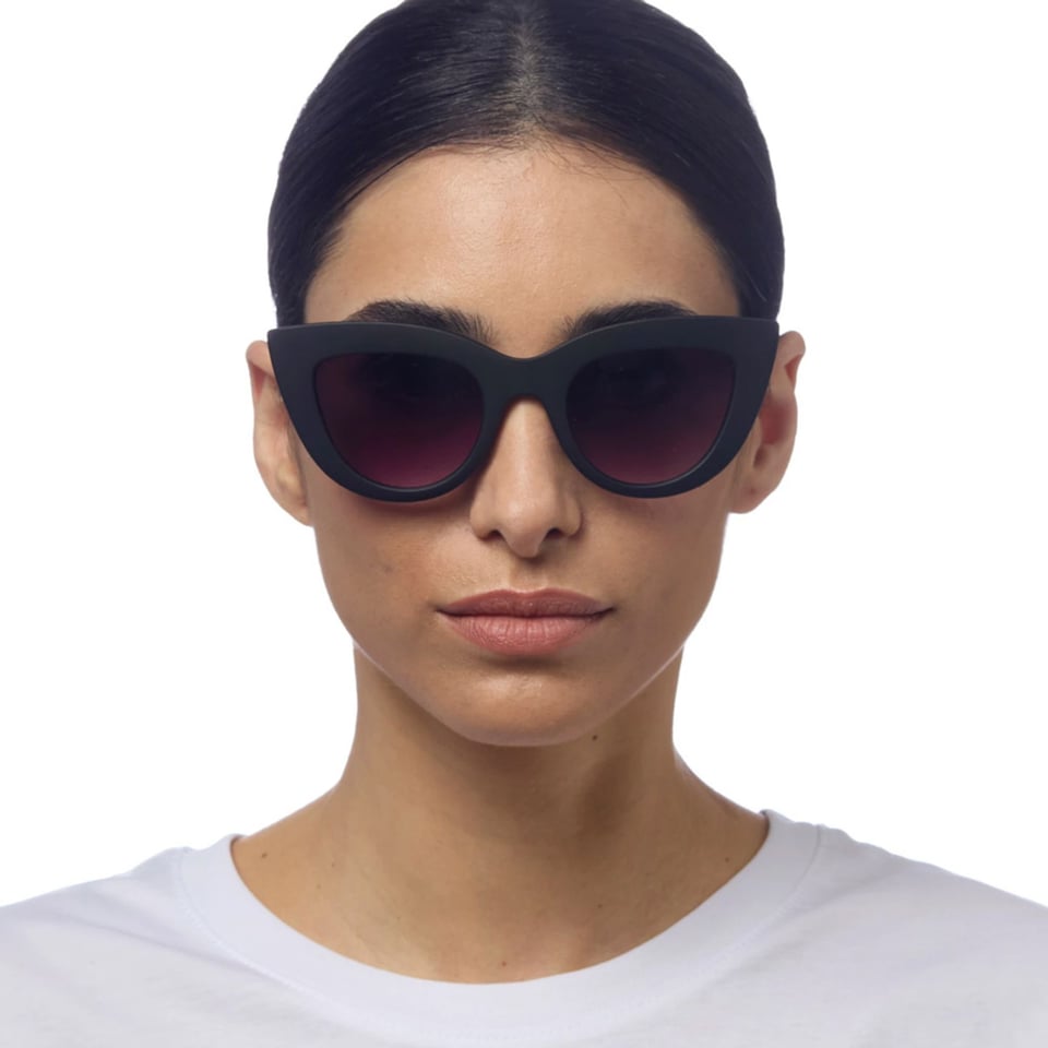 Zonnebril CLAUDIA Big Cat-Eye Black OK013-BK