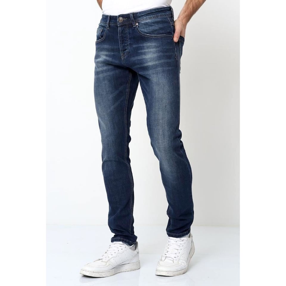 Super Stretch Jeans Heren - D-3178 - Blauw