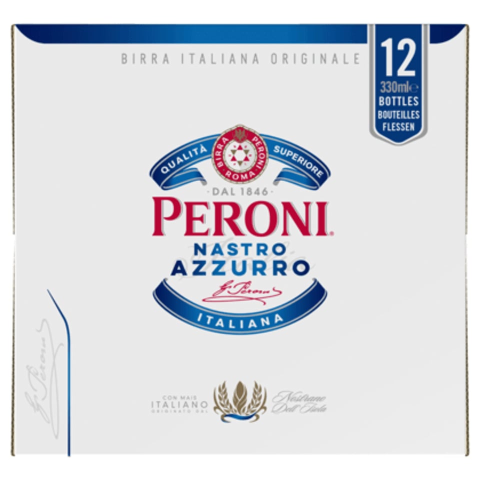 Peroni Nastro Azzurro Mono 12 X 33cl