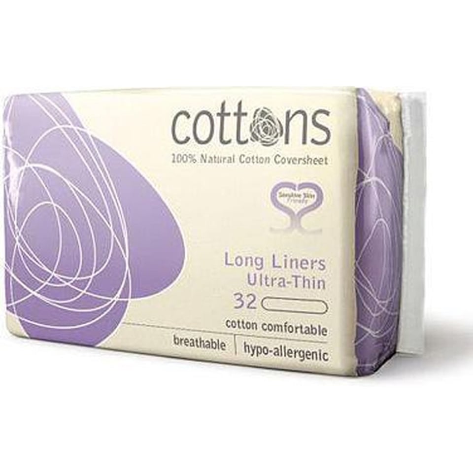 Cottons Panty Liners Ex.lang 32 Pcs
