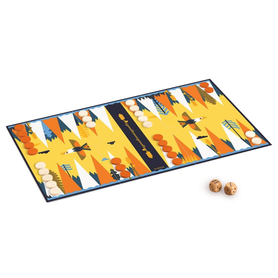 Djeco Classic Games Backgammon 8+