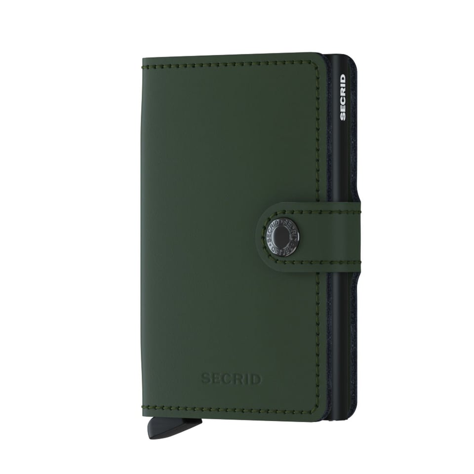 SECRID Miniwallet Mat Groen/zwart