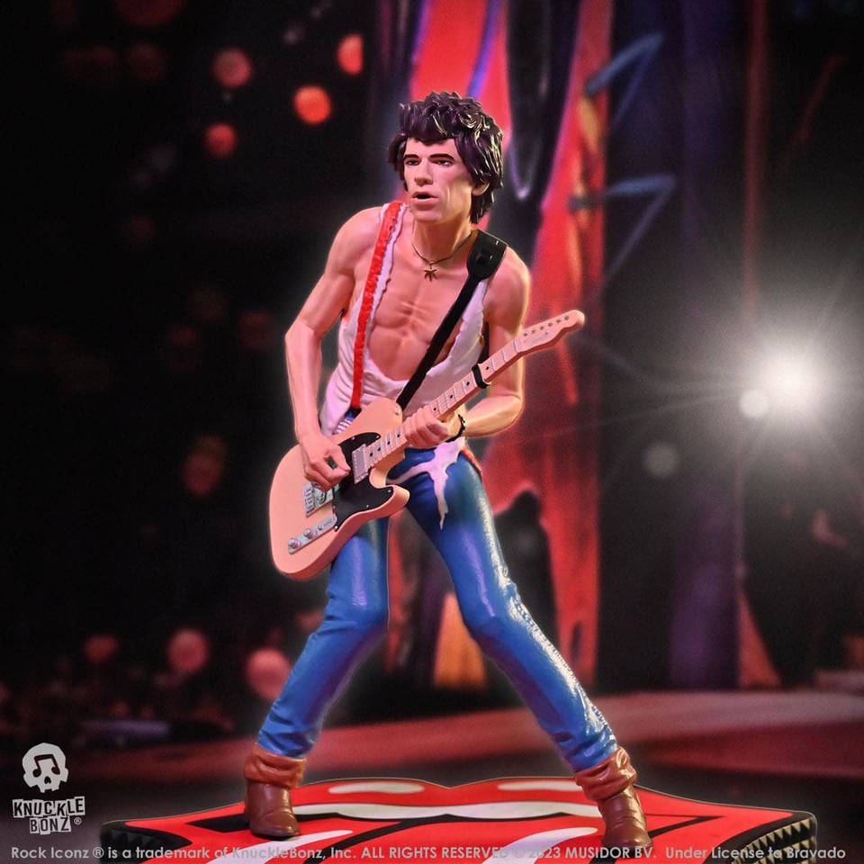 Rock Iconz - The Rolling Stones - Keith Richards Beeld (Tattoo You Tour 1981)