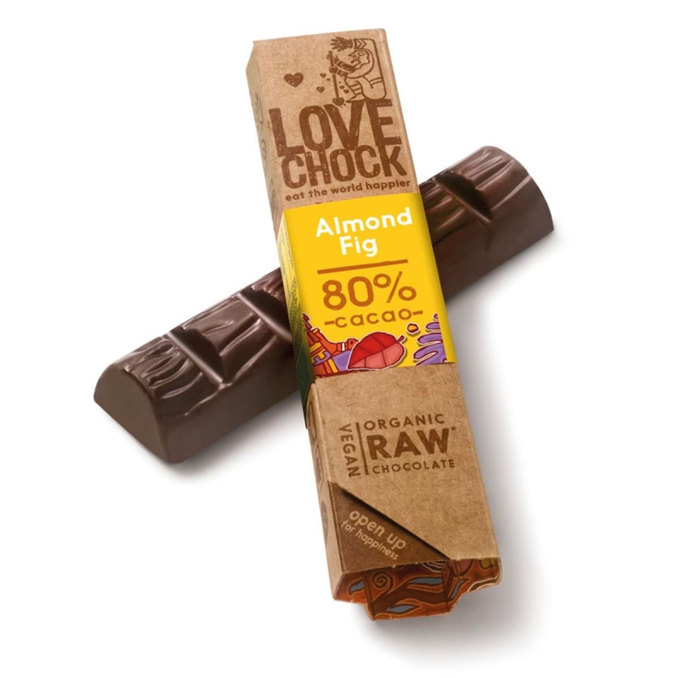 Almond Fig Chocolade Rauw Vegan