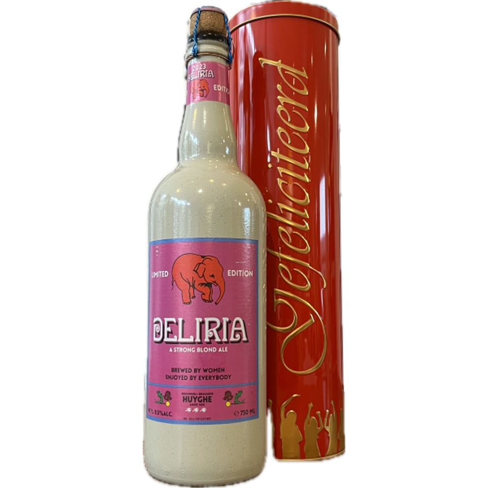 Huyghe Deliria In Gefeliciteerd Cadeaukoker 750ml