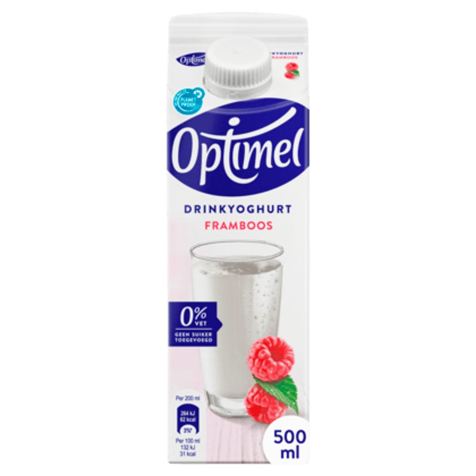 Optimel Drink Framboos 0% Vet