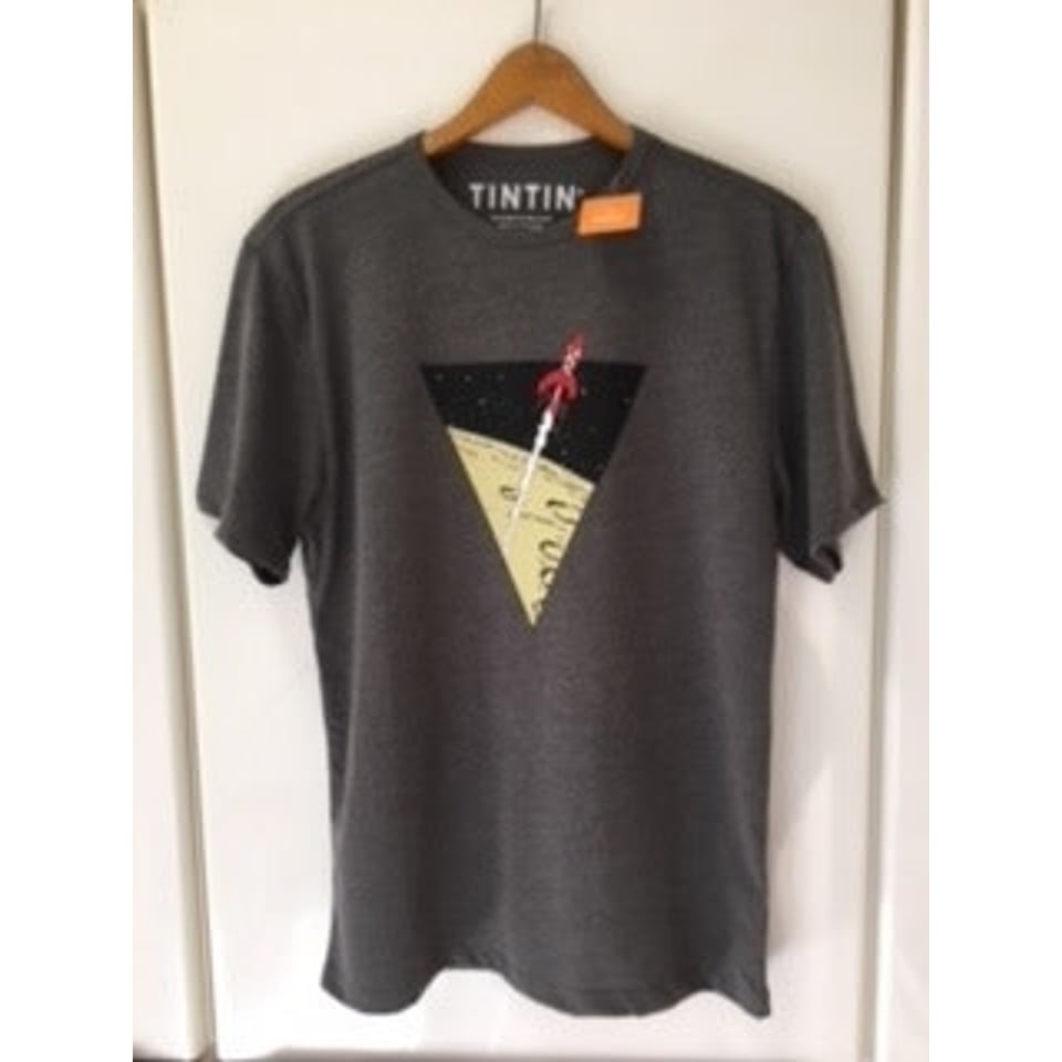 Kuifje T-Shirt Raket Naar De Maan
