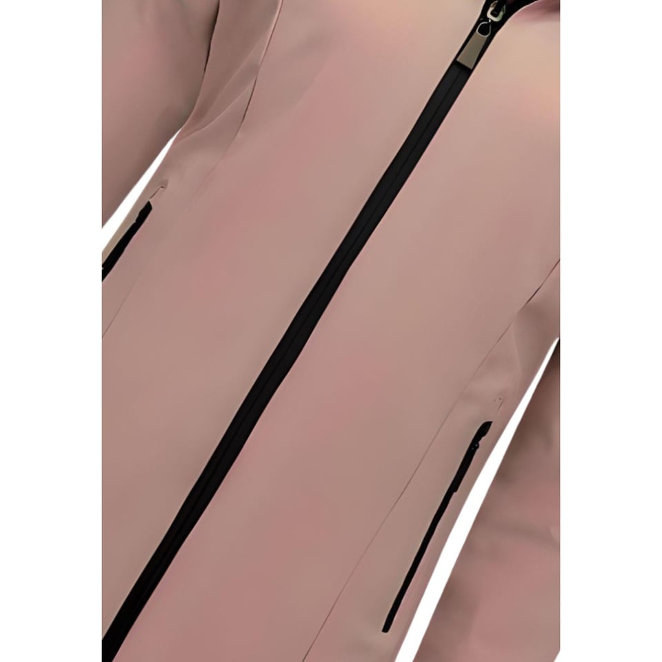 Gewatteerde Jas Dames Lang Parka - Slim Fit - Pink